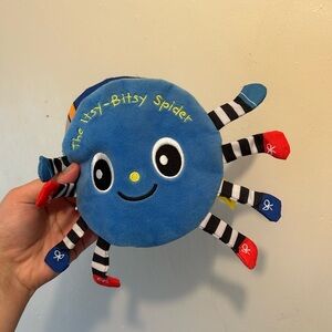 Melissa & Doug Blue Itsy-Bitsy Spider Plush crinkle book